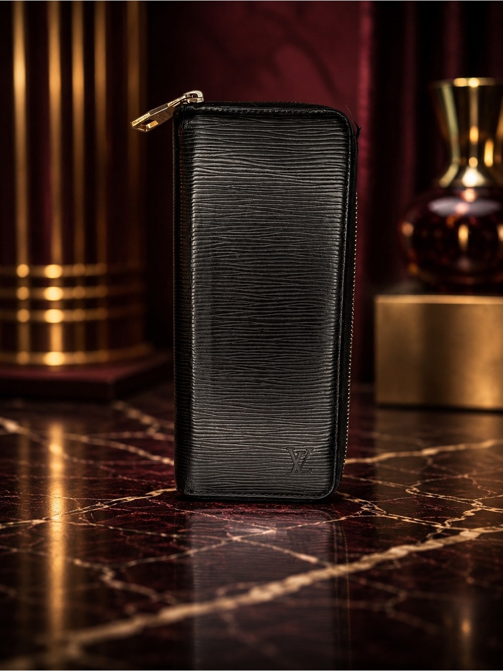 Louis Vuitton Epi Black Zippy Long Wallet – Project Piece – Authentic